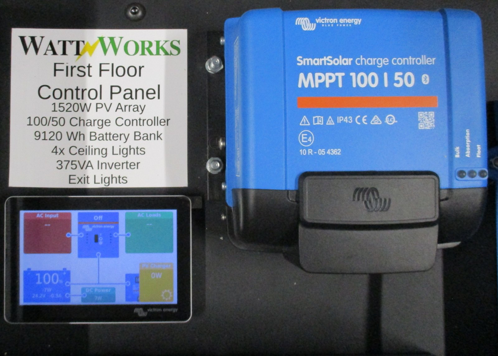 Display and charge controller