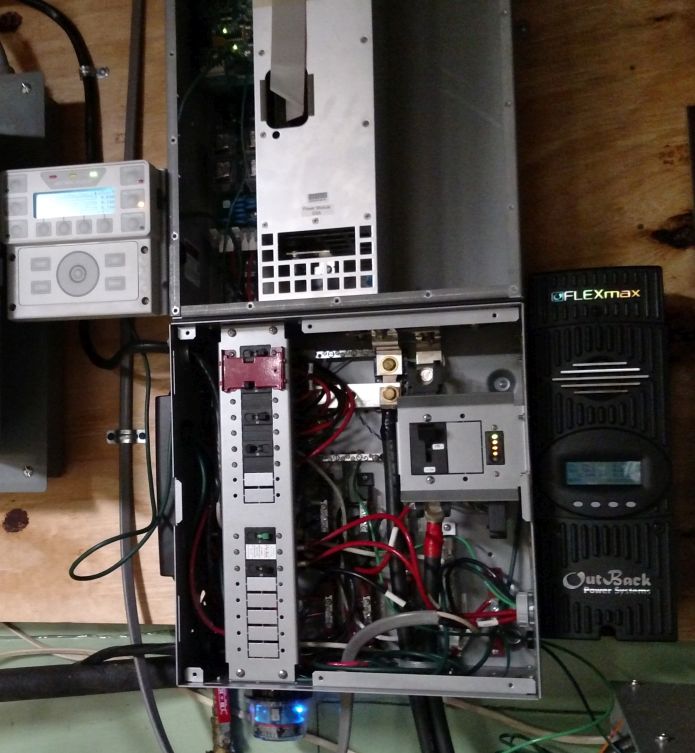 Outback Radian Inverter and Load Center