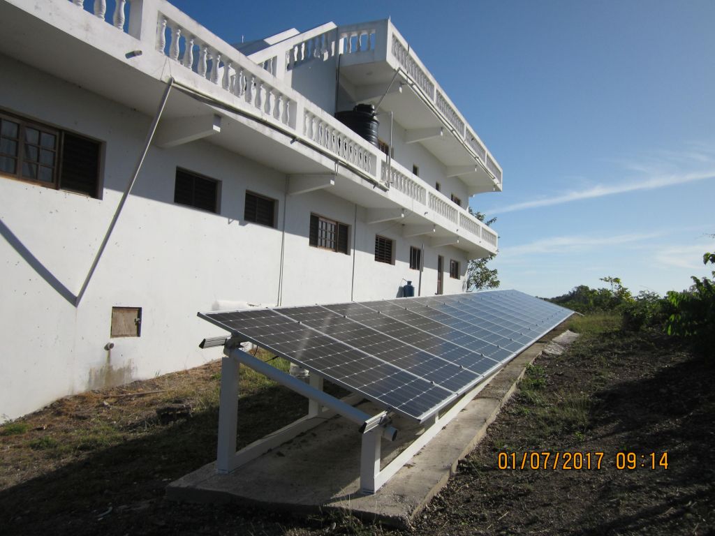 Solar Array from the ground